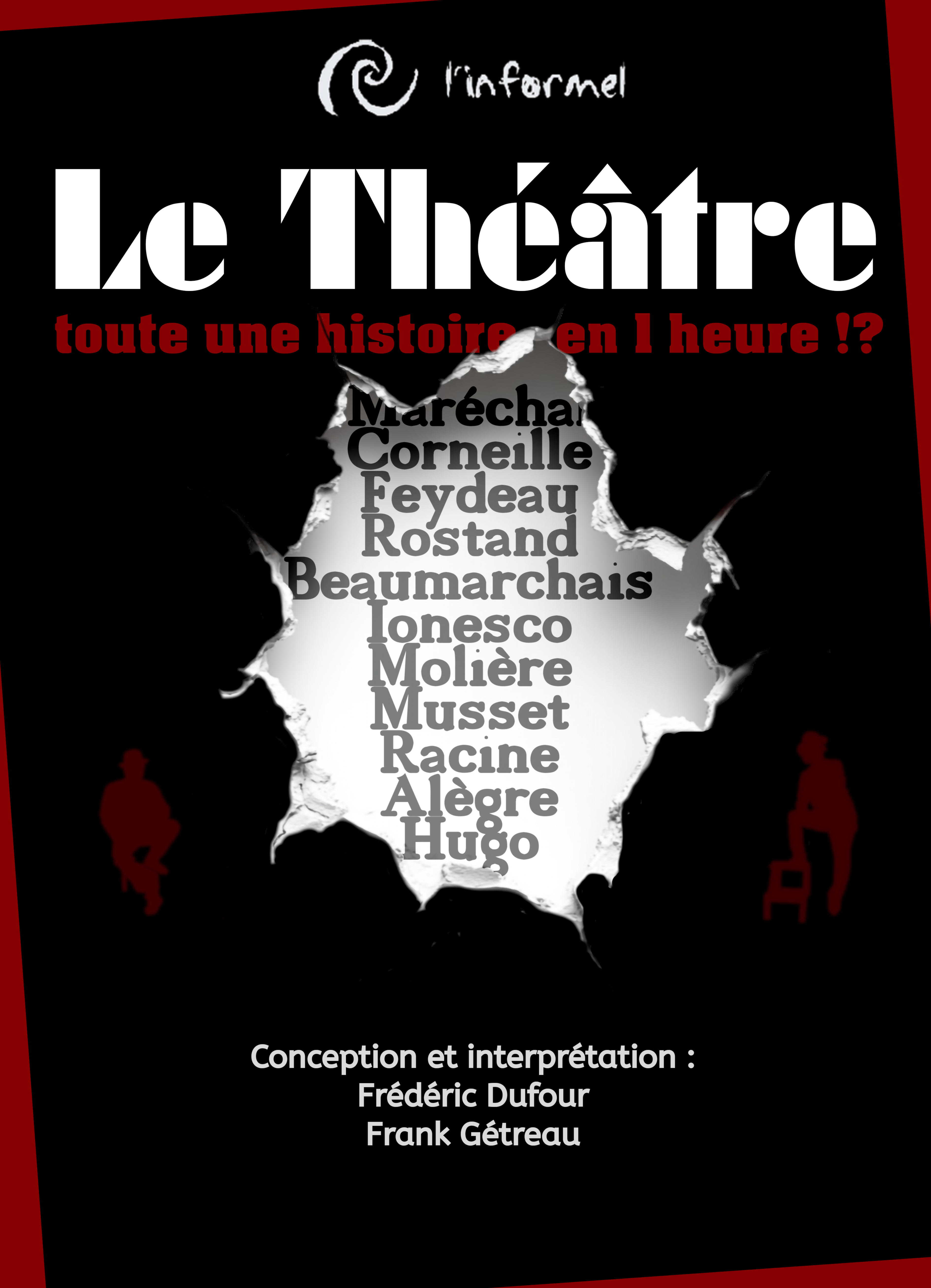 affiche histoire théatre